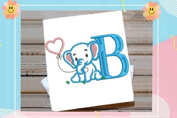 B Letter Cute Elephant Decor: A Designer's Fair Review
