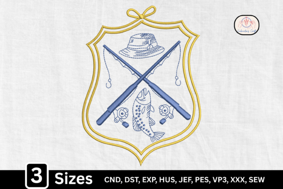 Crossed Fishing Monogram: A Designer's Review for Craft Fairs