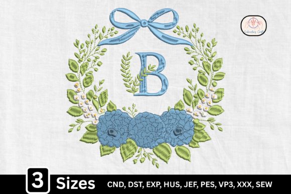 Floral Monogram, Blue Coquette Bow: A Designer's Review