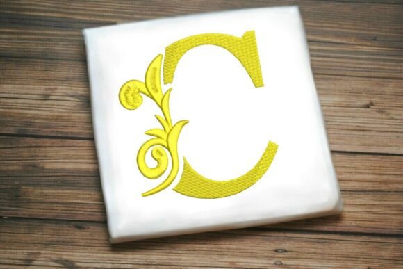 Flourished Leaf Monogram C Review