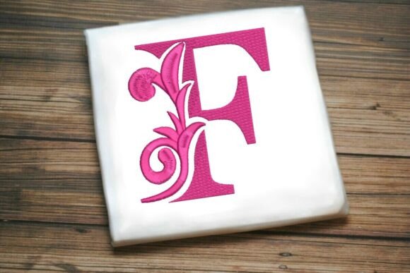Flourished Leaf Monogram F Review for Real Projects