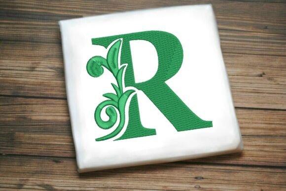 Flourished Leaf Monogram R Review