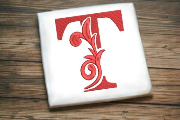 Flourished Leaf Monogram T Review