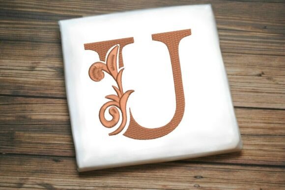 Flourished Leaf Monogram U: A Seasonal Embroidery Review