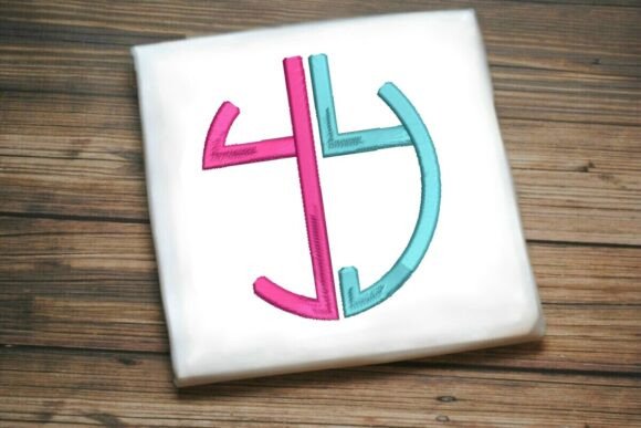 Geometric Split Letter Monogram Y