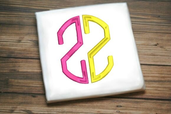 Geometric Split Letter Monogram Z