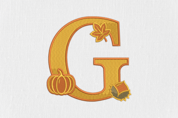 Letter G Autumn Monogram Review