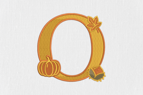 Letter O Autumn Monogram Review