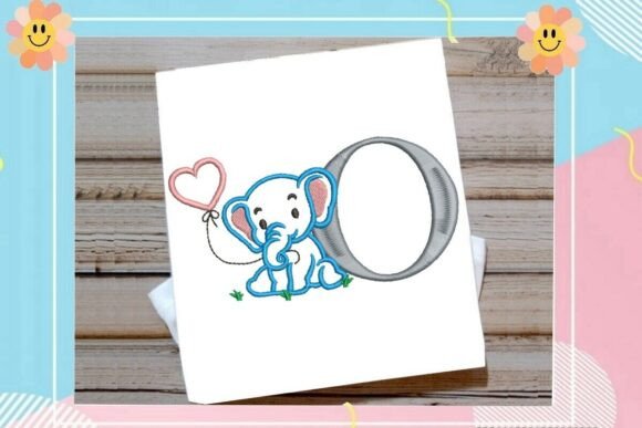 Letter O Cute Elephant Decor Review