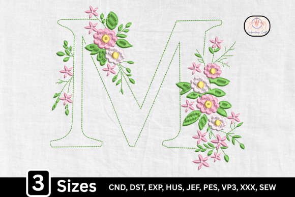 Line Art Floral Monogram M Letter: A Designer's Real-World Review