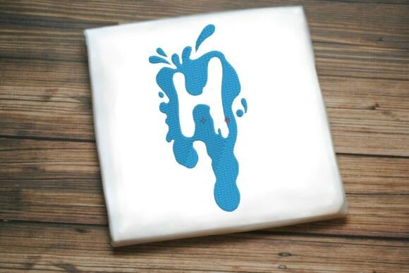 Paint Splash Uppercase Monogram H: A Designer's Review